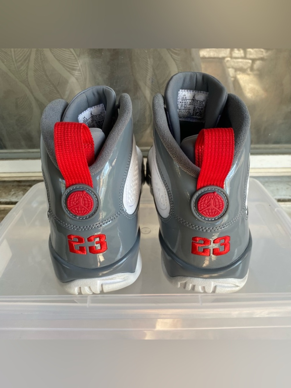 Jordan 9 Fire Red-Size 10.5 - Picture 7 of 8